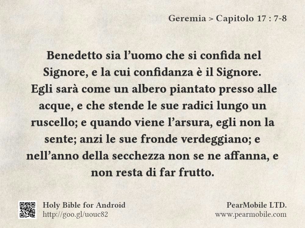 Geremia, Capitolo 17:7-8